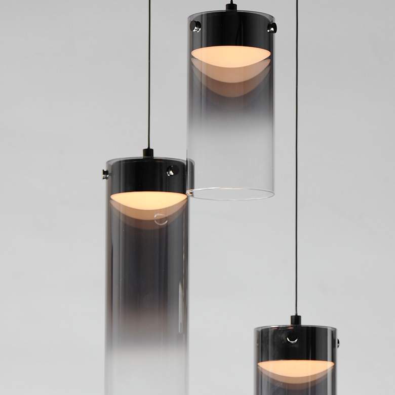 Image 6 Highball 3-Light LED Pendant Gunmetal more views