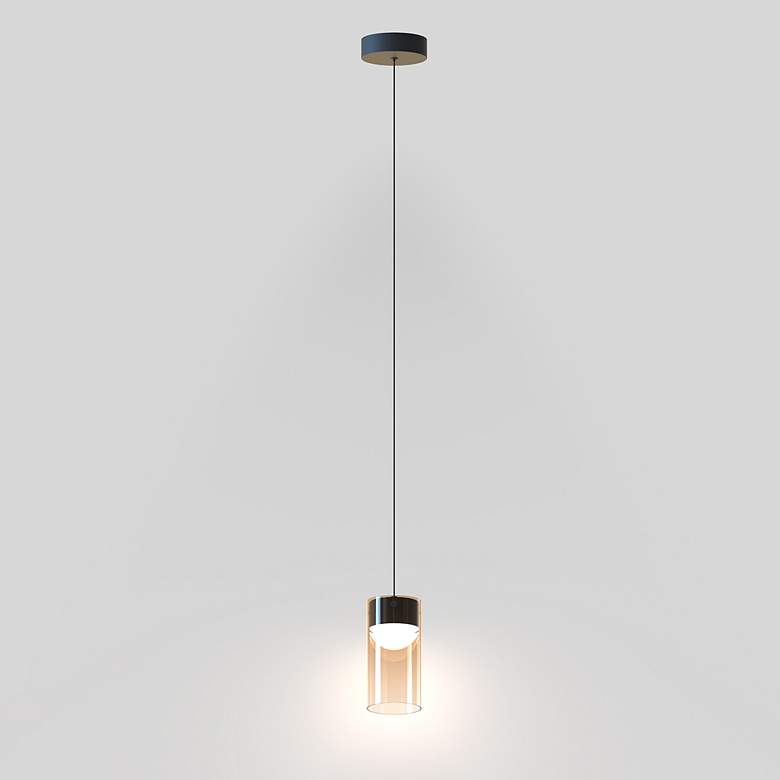 Image 2 Highball LED Mini Pendant Gunmetal more views