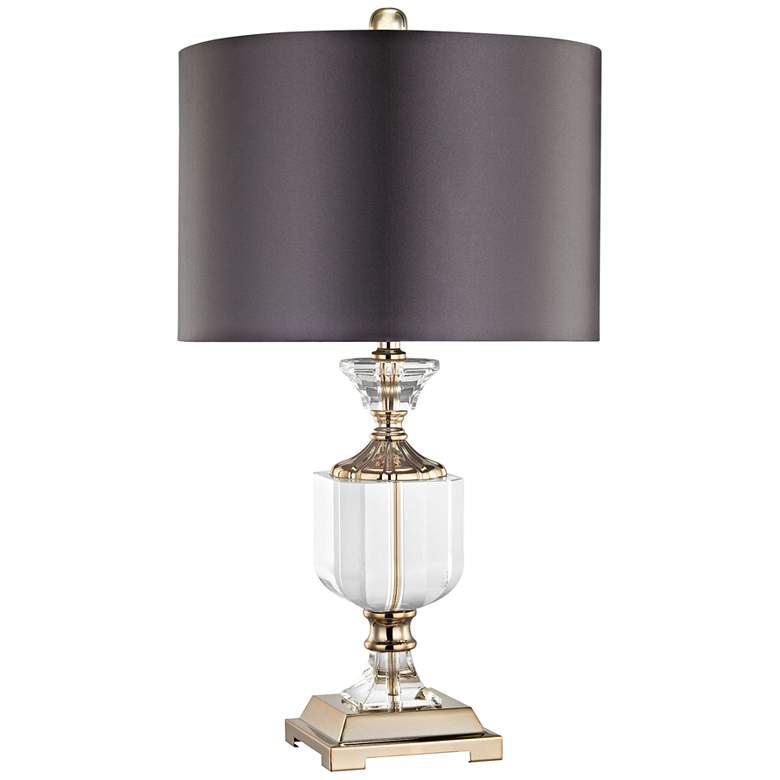 Image 1 Highclere Clear and Gold Table Lamp