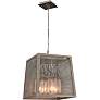Highland 14" Wide Hand-Forged Country Iron Pendant Light