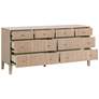 4_Highland 67 1/2" Wide Natural Oak 8-Drawer Double Dresser more views