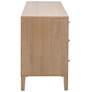 5_Highland 67 1/2" Wide Natural Oak 8-Drawer Double Dresser more views