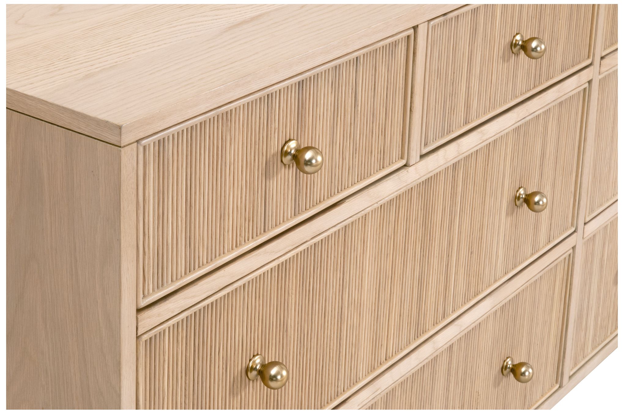 Image 6 Highland 67 1/2" Wide Natural Oak 8-Drawer Double Dresser more views
