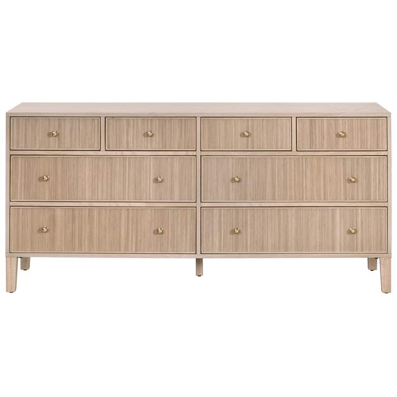 Image 1 Highland 8-Drawer Double Dresser, Natural Oak
