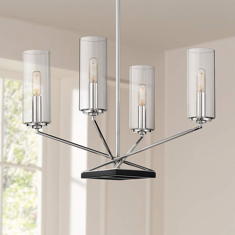 Image 1 Highland Crossing 18" Wide Black Chandelier