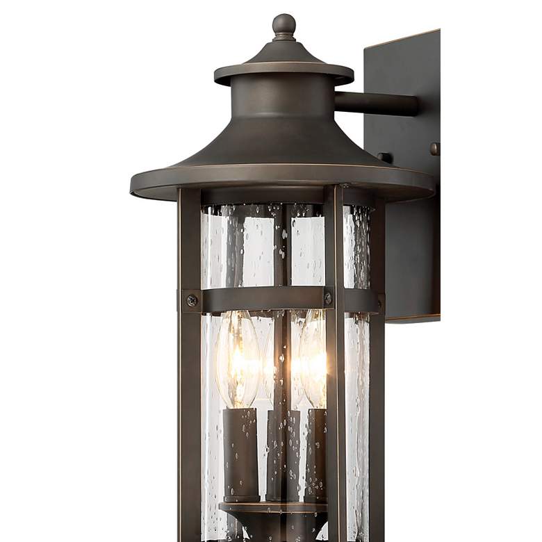 Image 2 Highland Ridge 15" High Bronze Outdoor Wall Light more views