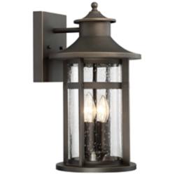 Highland Ridge 20 3/4"H Oil-Rubbed Bronze Outdoor Wall Light