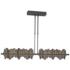 Hildene 51.9" Wide Large Black And Dark Smoke LED Pendant