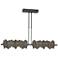 Hildene 51.9" Wide Large Black And Natural Iron LED Pendant