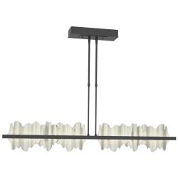 Hildene 51.9" Wide Large Black And Sterling LED Pendant