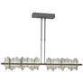 Hildene 51.9" Wide Large Black And Vintage Platinum LED Pendant