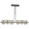 Hildene 51.9" Wide Large Black And Vintage Platinum LED Pendant
