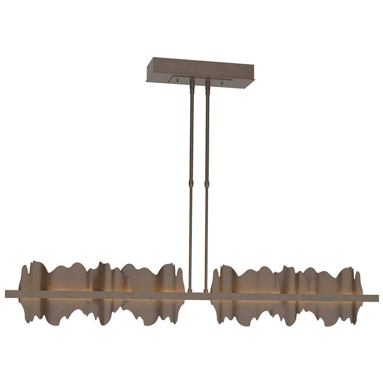 Image 1 Hildene 51.9" Wide Large Bronze And Bronze LED Pendant
