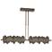 Hildene 51.9" Wide Large Bronze And Natural Iron LED Pendant