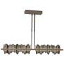 Hildene 51.9" Wide Large Bronze And Oil Rubbed Bronze LED Pendant