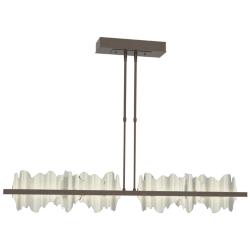 Hildene 51.9" Wide Large Bronze And Sterling LED Pendant