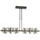 Hildene 51.9" Wide Large Bronze And Vintage Platinum LED Pendant
