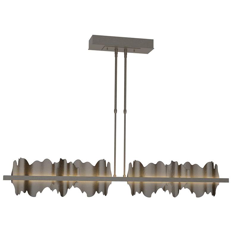 Image 1 Hildene 51.9" Wide Large Dark Smoke And Oil Rubbed Bronze LED Pendant
