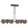 Hildene 51.9" Wide Large Natural Iron And Bronze LED Pendant