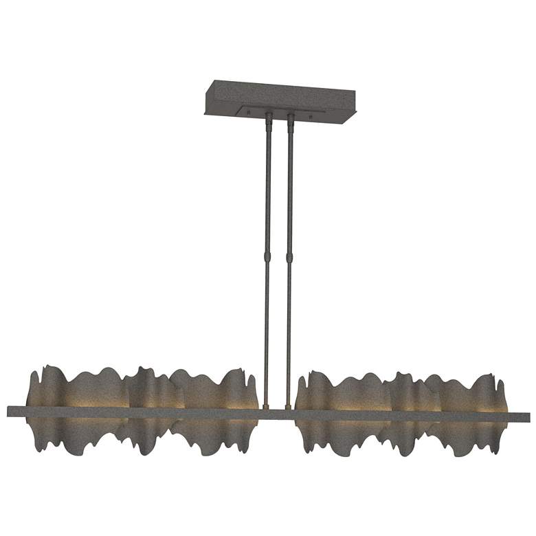 Image 1 Hildene 51.9" Wide Large Natural Iron And Natural Iron LED Pendant