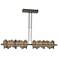 Hildene 51.9" Wide Large Oil Rubbed Bronze And Bronze LED Pendant