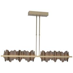 Hildene 51.9" Wide Large Soft Gold And Bronze LED Pendant