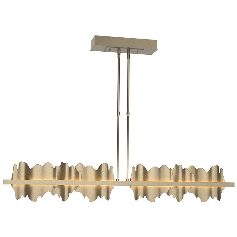 Image 1 Hildene 51.9" Wide Large Soft Gold And Soft Gold LED Pendant