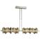 Hildene 51.9" Wide Large Sterling And Soft Gold LED Pendant