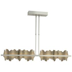 Hildene 51.9" Wide Large Sterling And Soft Gold LED Pendant