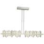 Hildene 51.9" Wide Large Sterling And Sterling LED Pendant