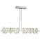 Hildene 51.9" Wide Large Sterling And Sterling LED Pendant