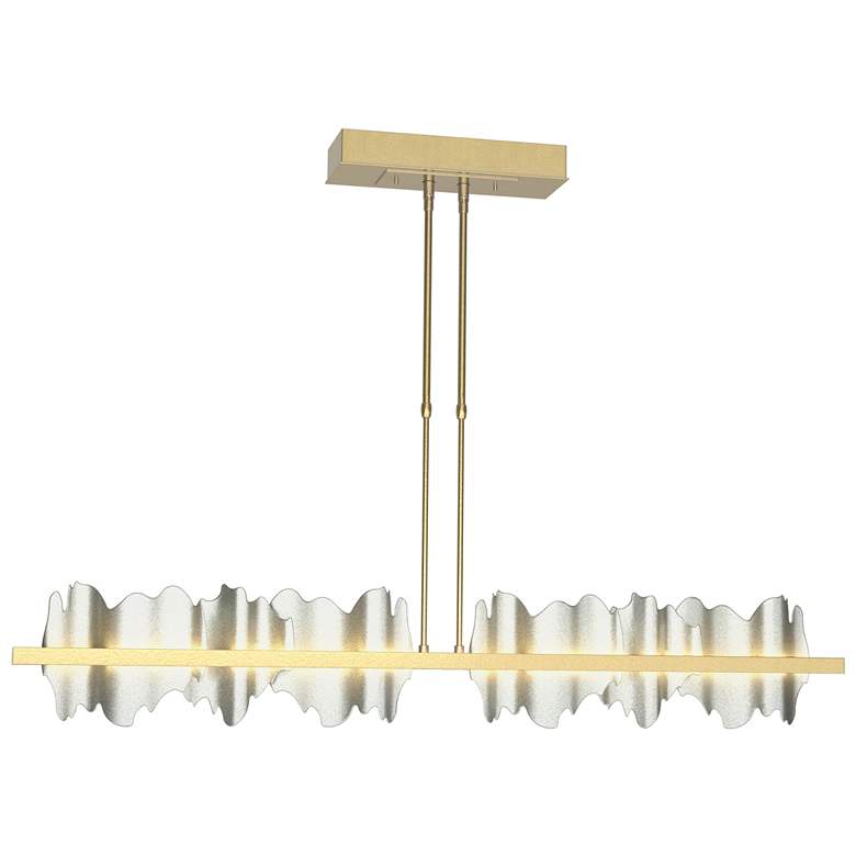 Image 1 Hildene 51.9 inchW  Accented Large Modern Brass Standard LED Pendant