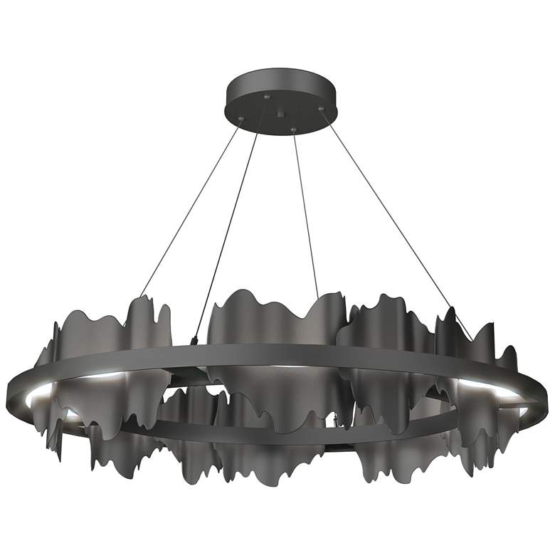 Image 1 Hildene Circular LED Pendant - Black - Black