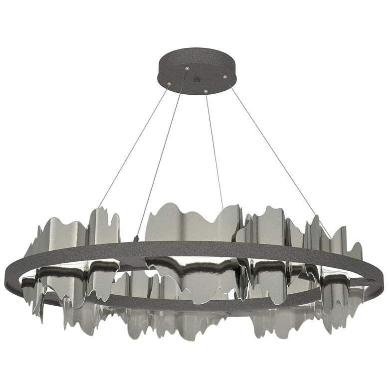 Image 1 Hildene Circular LED Pendant - Black - Sterling