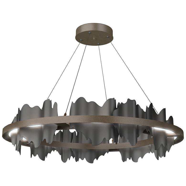 Image 1 Hildene Circular LED Pendant - Bronze - Black