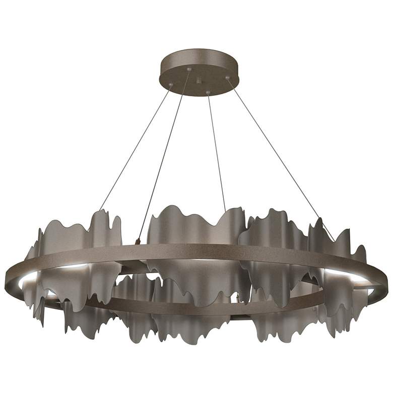 Image 1 Hildene Circular LED Pendant - Bronze - Dark Smoke