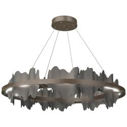 Hildene Circular LED Pendant - Bronze - Iron