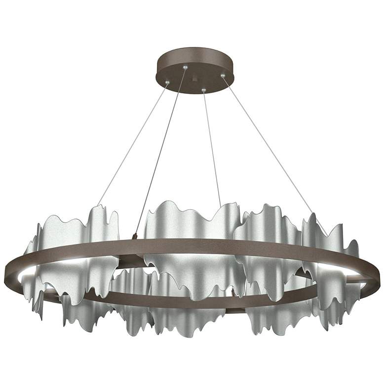 Image 1 Hildene Circular LED Pendant - Bronze - Platinum