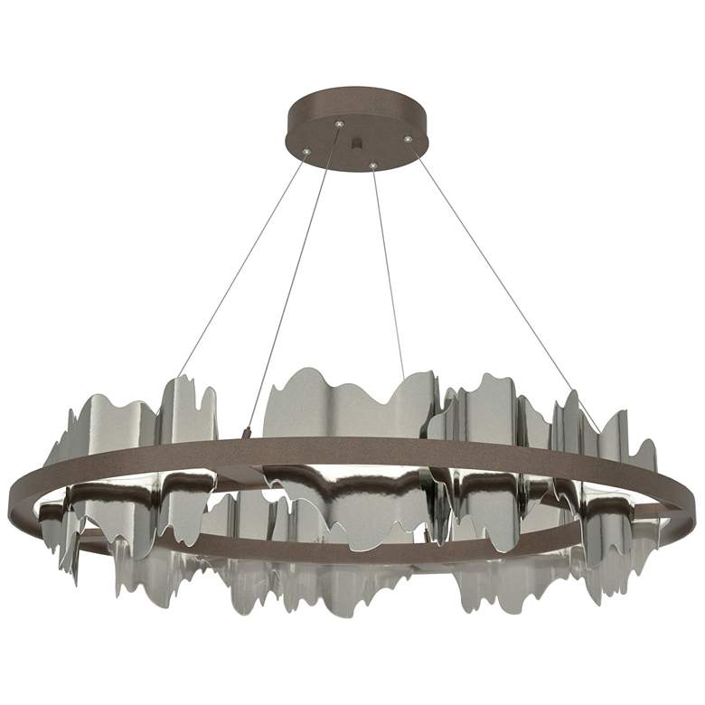 Image 1 Hildene Circular LED Pendant - Bronze - Sterling