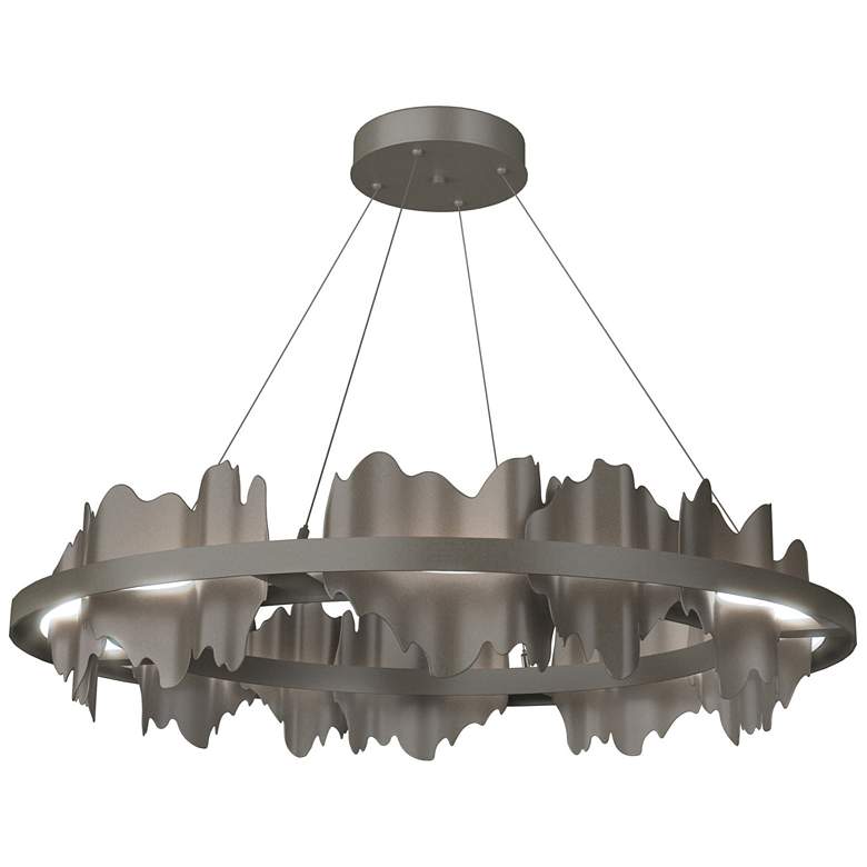 Image 1 Hildene Circular LED Pendant - Dark Smoke - Dark Smoke