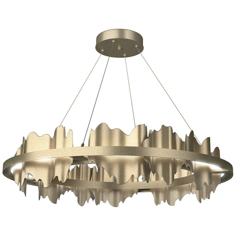 Image 1 Hildene Circular LED Pendant - Gold - Gold