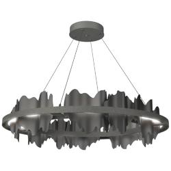 Hildene Circular LED Pendant - Iron - Black