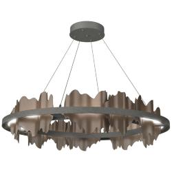 Hildene Circular LED Pendant - Iron - Bronze