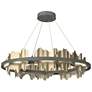 Hildene Circular LED Pendant - Iron - Gold