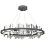 Hildene Circular LED Pendant - Iron - Platinum