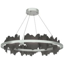 Hildene Circular LED Pendant - Platinum - Iron