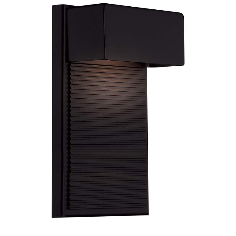 Image 1 Hiline 12 inchH x 6 inchW 2-Light Outdoor Wall Light in Black