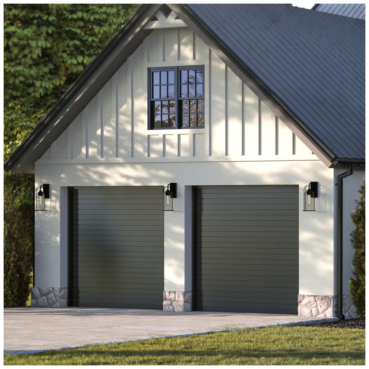 Image 3 Hill Collection One-Light Clear Seeded Glass Medium Outdoor Wall Lantern more views