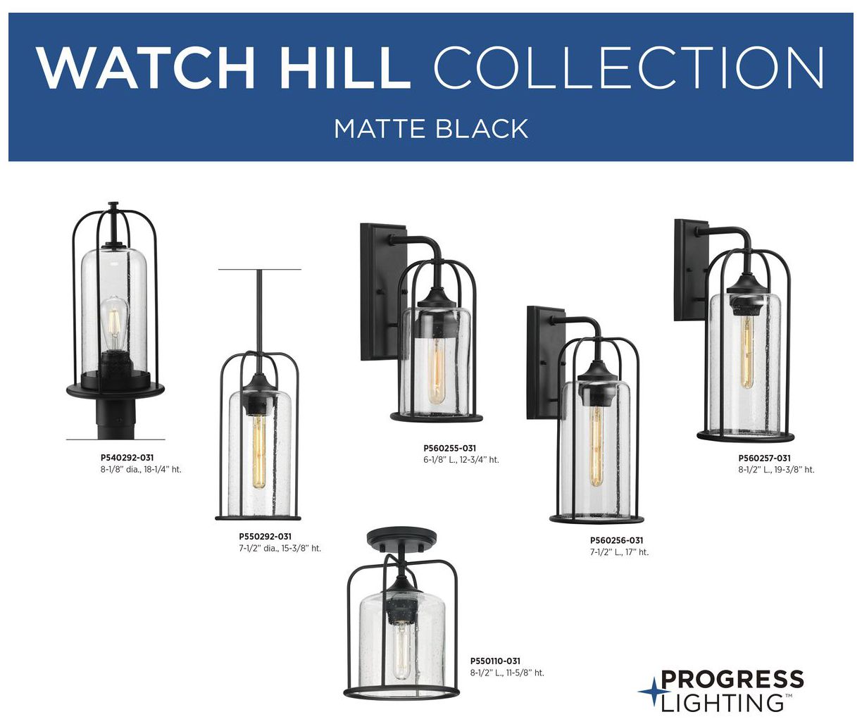 Hill Collection One-Light Clear Seeded Glass Small Outdoor Wall Lantern