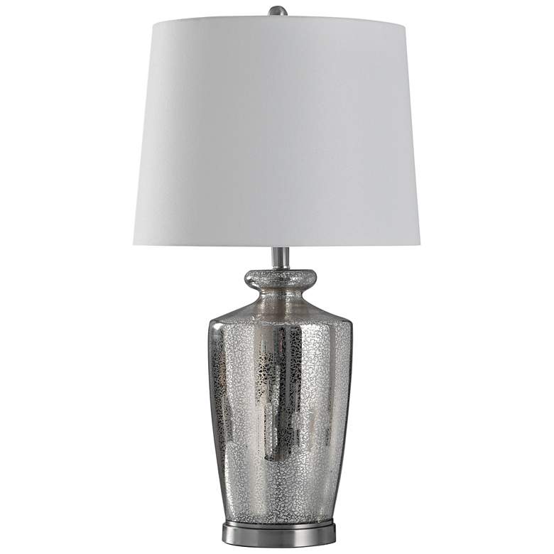 Image 1 Hill Mercury Glass and Steel Table Lamp